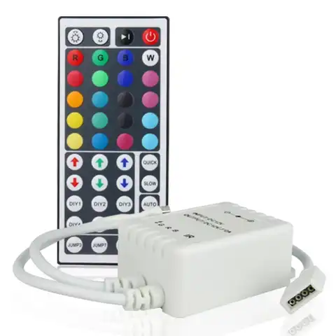 BSOD 12 в 44 клавиши ИК пульт дистанционного управления для RGB SMD 3528 5050 Светодиодная лента световая светильник рлянда s /6A для 5 метров