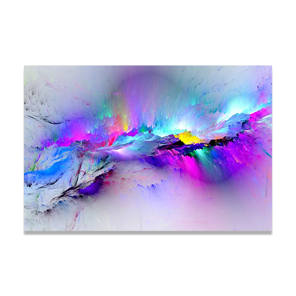 MUTU настенная Картина на холсте большой размер абстрактная нереальная розовая