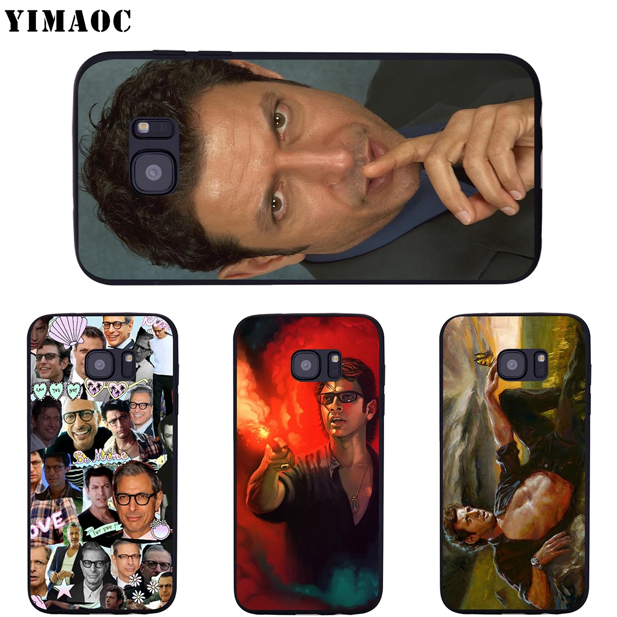Чехол YIMAOC Jeff Goldblum для Samsung Galaxy A7 A8 A9 A10 A20 A30 A40 A50 A70 M10 M20 M30 S10e J6 Plus|Бамперы| |