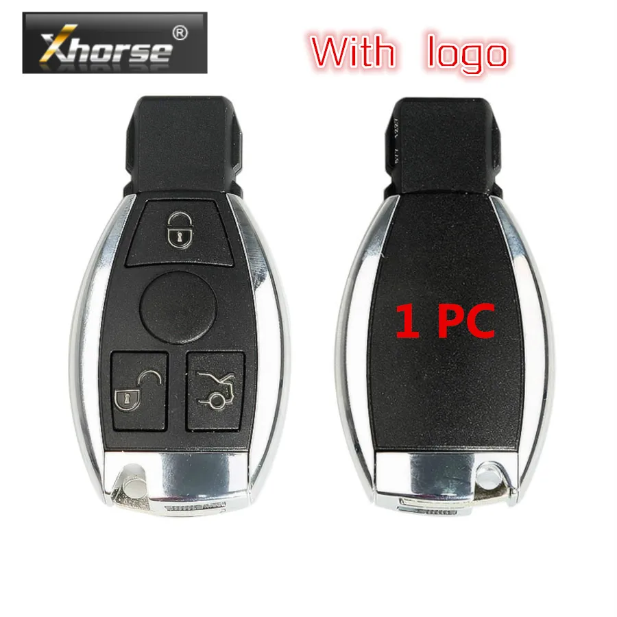 Для Benz Smart Key Shell 3 кнопки для Mercedes сборка с VVDI BE логотипом| |