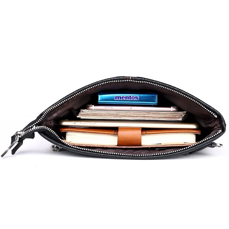 2019 новые Брендовые мужские Клатчи из натуральной кожи повседневные длинные