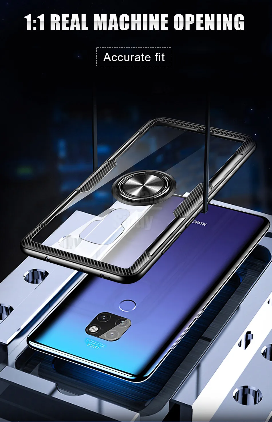 Роскошный Магнитный чехол с металлическим кольцом для huawei mate 20 Pro P20 Pro противоударный чехол для huawei P20 Lite mate 20 Lite чехол