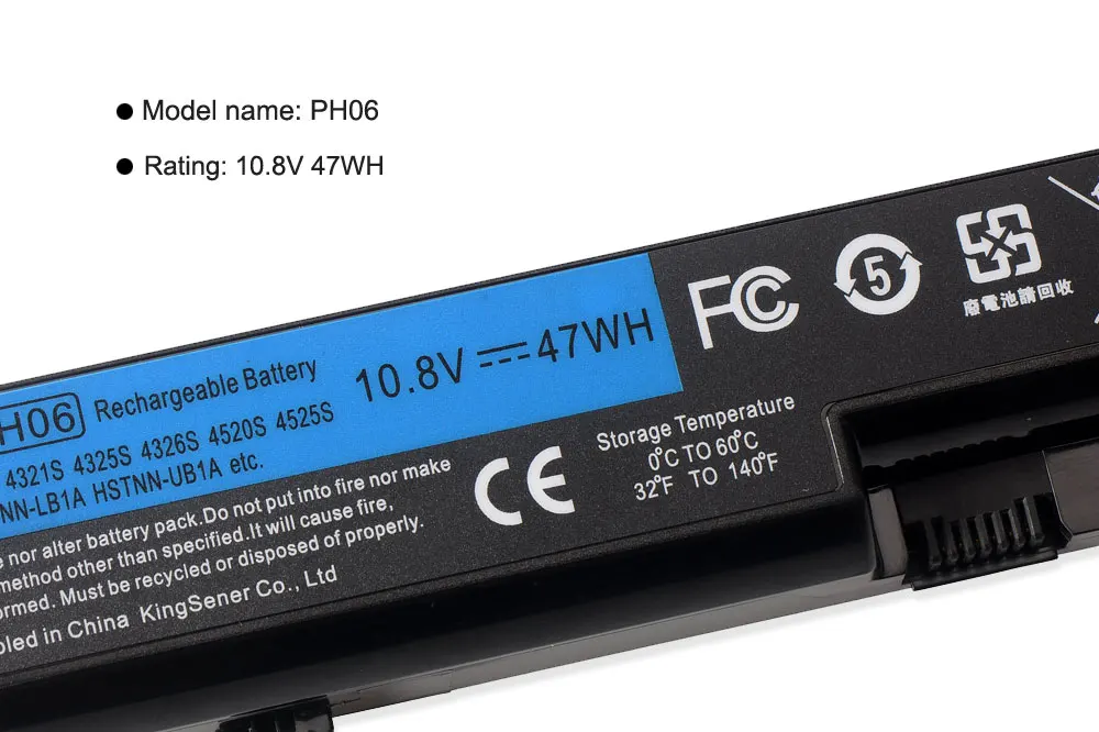 KingSener PH06 Батарея для hp ProBook 4325s 4320s 4321s 420 425 4520s 4326s 4420s 4421s 4425s 4525S HSTNN-LB1A/CB1A 593572-001 аккумулятор большой емкости