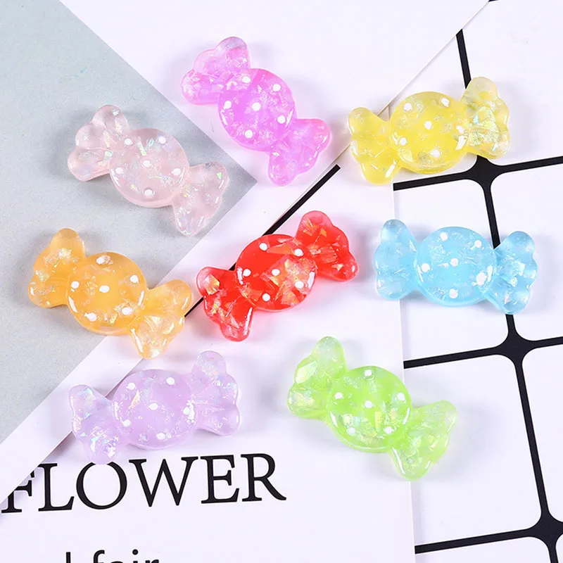 

7Pcs Simulation Candy Diy Lizun Slime Charms Supplies Accessories For Slime Filler Miniature Resin Kids Polymer Plasticine Gift
