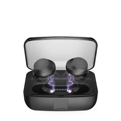 Черный Weilistone IPX8 TWS bluetooth 5,0 наушники водонепроницаемые беспроводные гарнитура bluetooth динамик для iPhone xiaomi i12 bluetooth наушники - Цвет: Черный