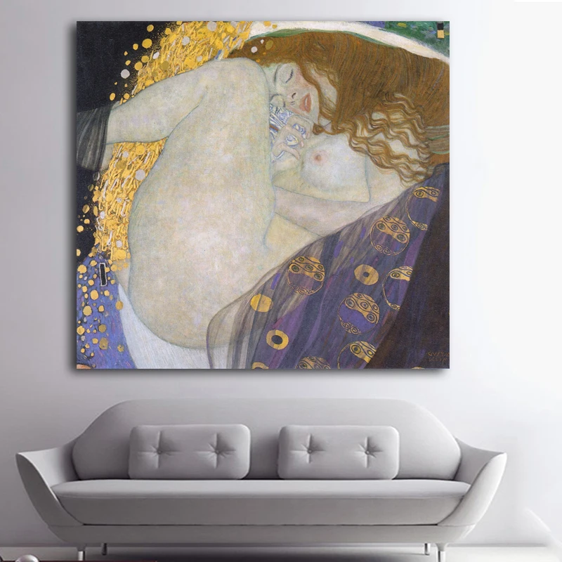 Высокое качество картина Густава Климта ручная работа Масляные картины