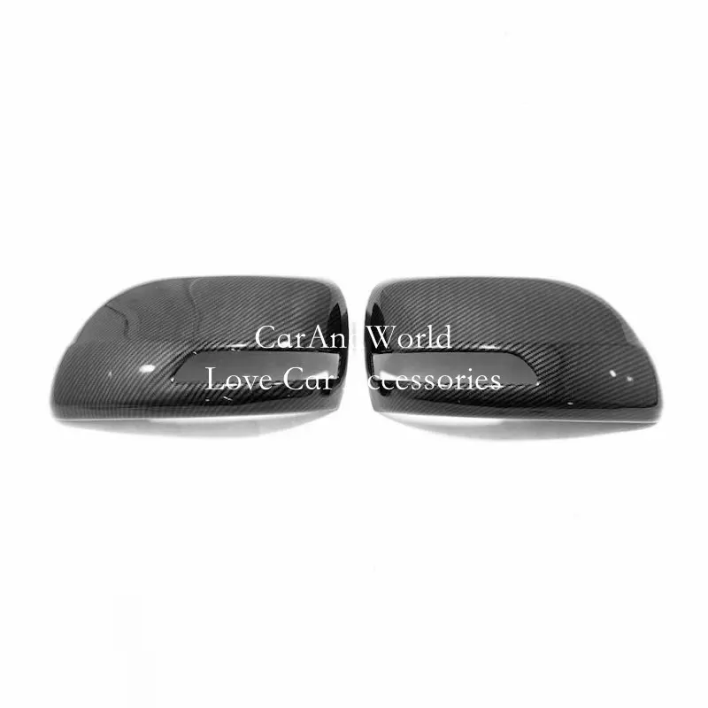 

For Toyota Land Cruiser Prado FJ 150 2010-2021 Rear View Mirror Cover Rearview Frame Trims Carbon Fibre Car Molding Accessories