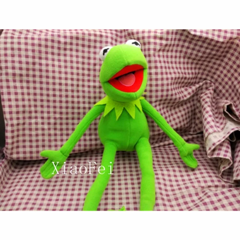 Горячая Kermit Улица Сезам Muppets лягушка игрушка плюшевая 18&quot|toy plush|muppets kermitsesame street |