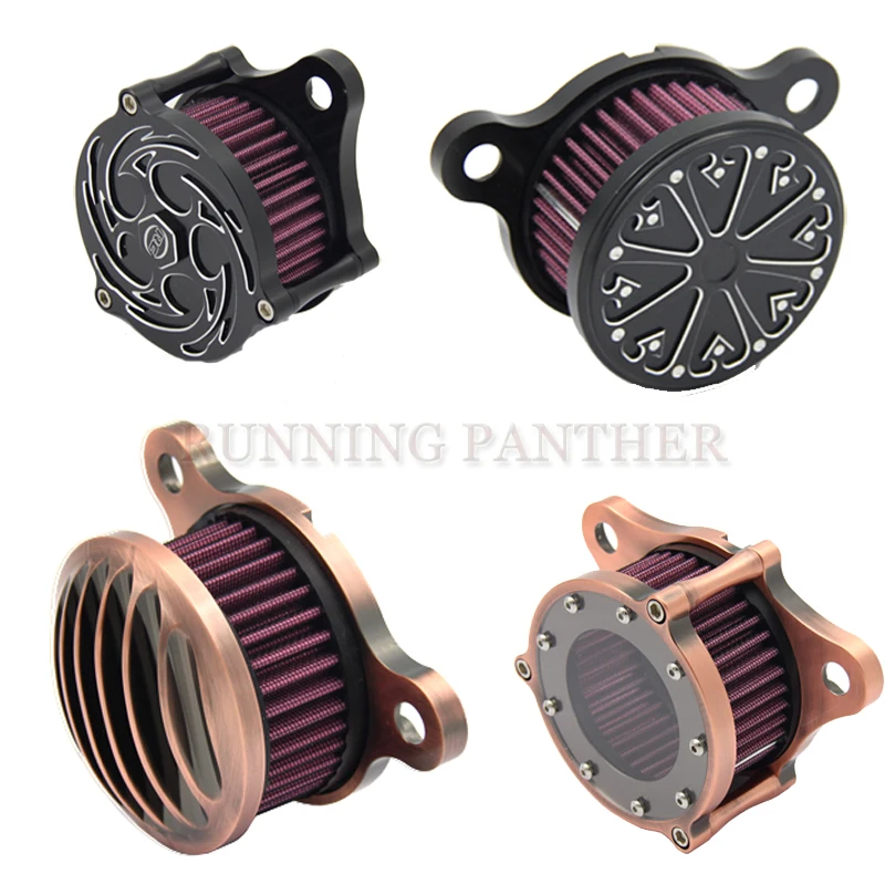 

universal auto Air Cleaner Filter Motorcycle Air Cleaner Intake Filter For Sportster XL883 XL1200 x48 2004 2005 2006-2016