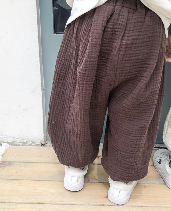 light tan pants Новое поступление, осенняя куртка в Корейском стиле с героями мультфильмов и штаны из чистого хлопка комплекты одежды из 2 предметов для мальчиков и девочек - Цвет: light tan pants