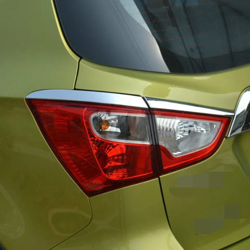 ABS Chrome Задний Фонарь Накладка Для Suzuki S cross 2014 Экстерьер Авто Декоративные