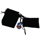 100 шт.лот 10*12 см черный бархатный шнурок для вечеринки подарочные сумки шикарные