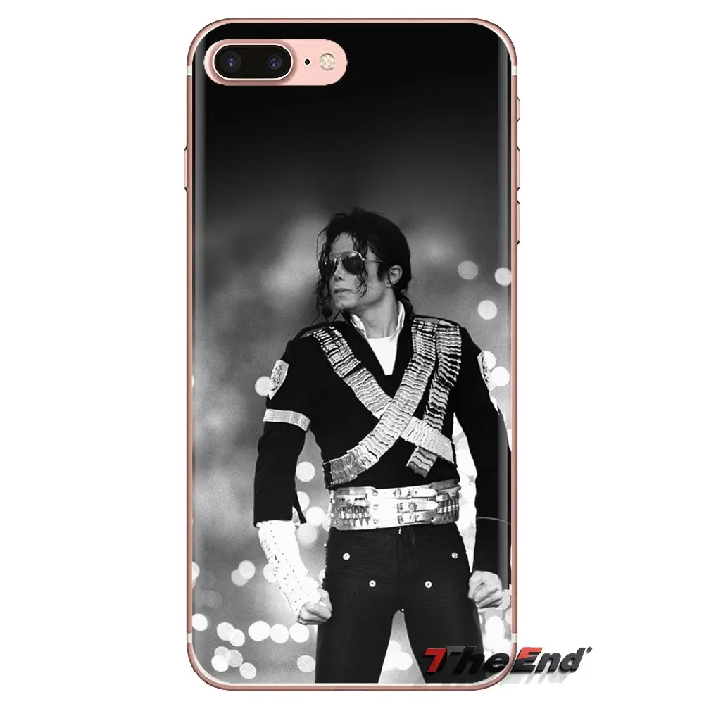 For Samsung Galaxy S3 S4 S5 Mini S6 S7 Edge S8 S9 S10 Plus Note 3 4 5 8 9 Fondo de Michael Jackson Soft Transparent Shell Covers |