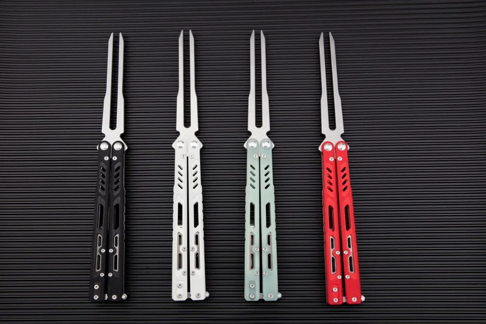 Maxace Banshee тренировочный нож-бабочка камень мыть точка падения лезвие | Спорт и