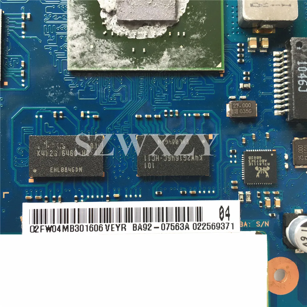 BA92-07563A для Samsung RF511 материнская плата ноутбука GT540M 2GB HM65 DDR3 Протестирована