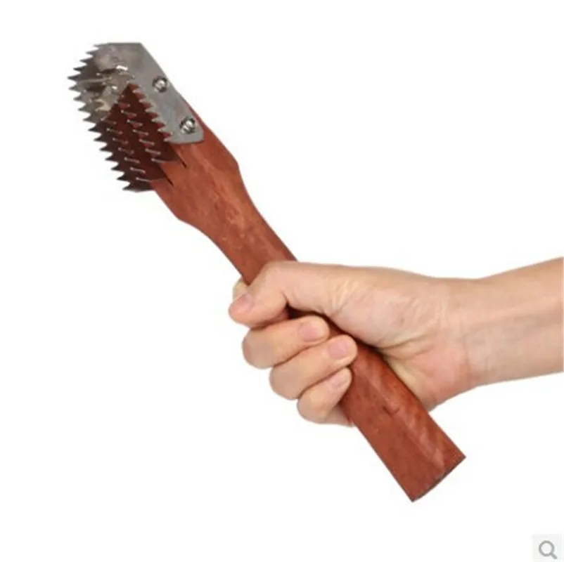 Нож для очистки рыбы с деревянной ручкой скребки инструмент взвешивания 1 шт.| |