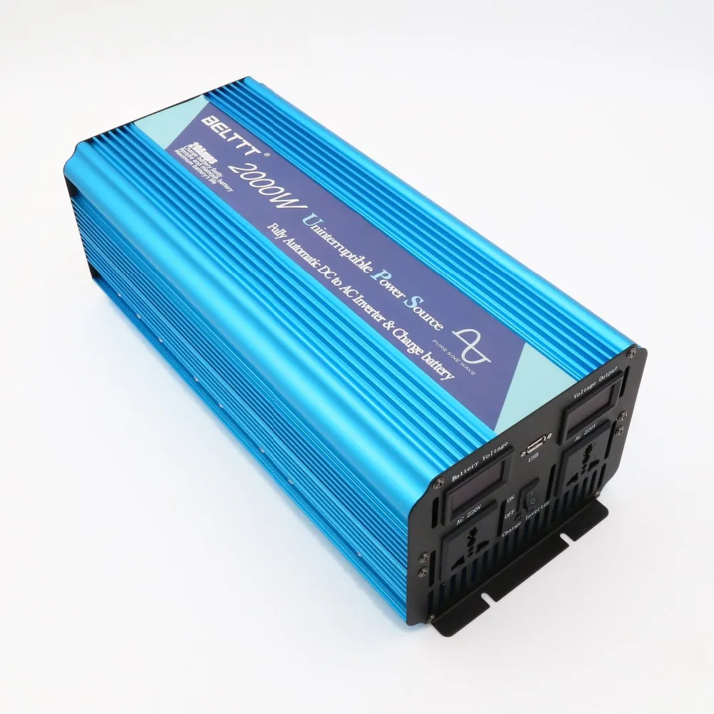 Сетевой инвертор 2000 Вт зарядное устройство с Заводской ценой 12В 220В|12v 220v 2000w|charger