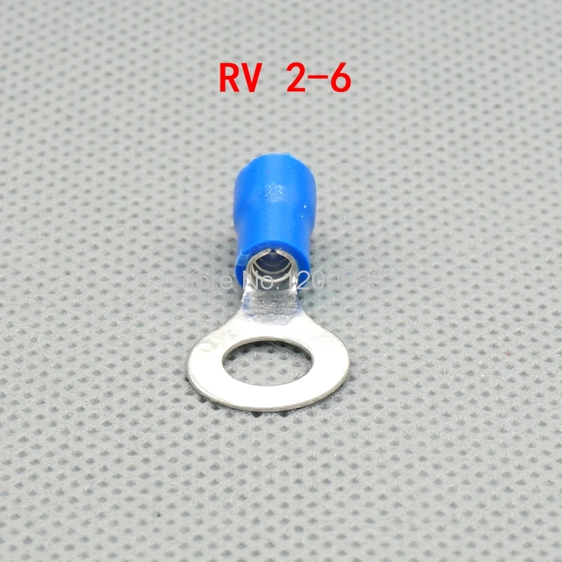

RV2-6 round pre-insulated terminal round connector terminal cold-pressing terminal RV2.5-6 100 only