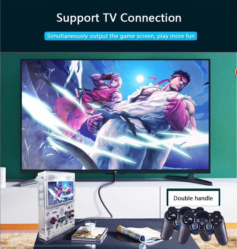 DIY 5,0 дюймов HD ips экран Портативный игровой плеер с Raspberry pi Compute Module 3 Lite игровая консоль встроенный более 15000 игр
