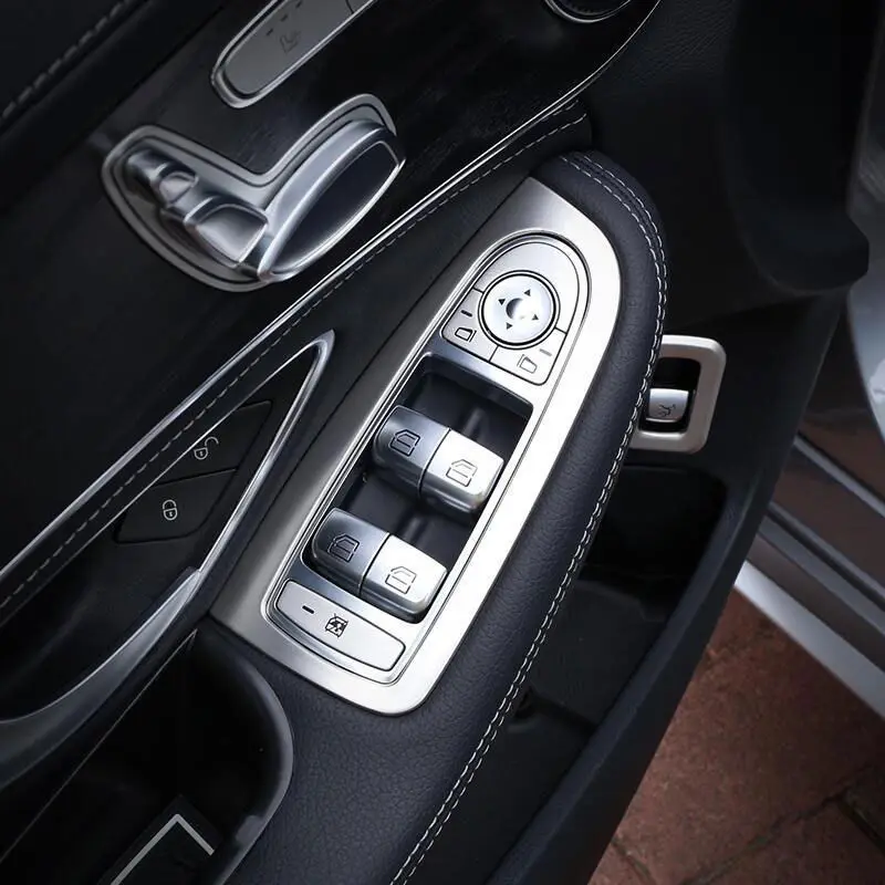 4 шт. накладки на кнопки автомобильного стеклоподъемника Mercedes Benz Аксессуары для