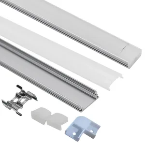 0,5 м 1 м светодиодный алюминиевый профиль для светодиодной ленты 5050 5730 алюминиевый корпус канала с крышкой Угловой коннектор Удлинительный соединитель