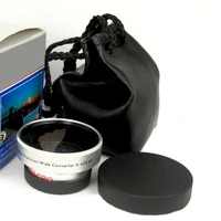 bon creation high quality wide angle conversion lens 30 5mm 0 45x for camcorders 30 5 0 45 silver gift lens bag