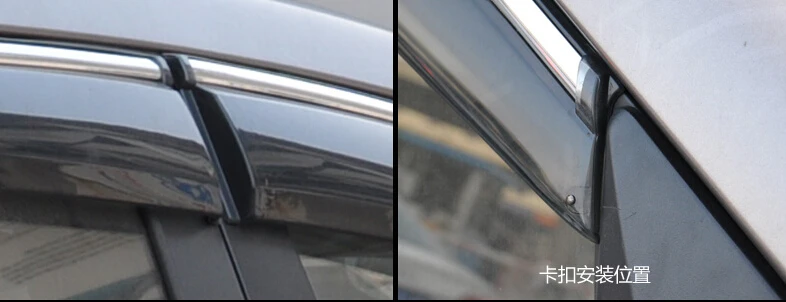 4 шт литья под давлением отделка вентиляционный тент дождь Солнце Ветер