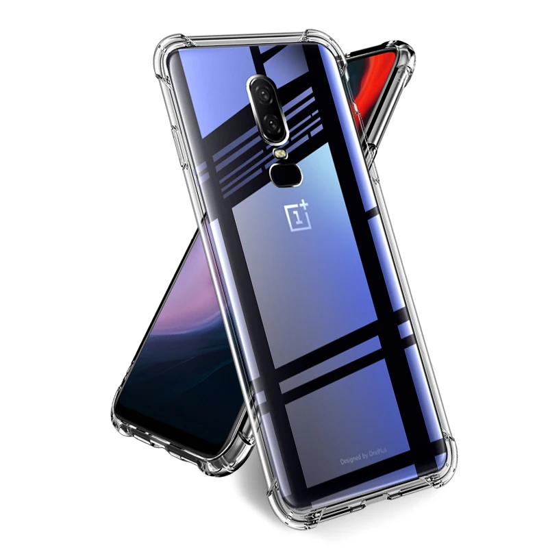 Чехол для Oneplus 6 [воздушная подушка] военная защита чехол из ТПУ противоударный