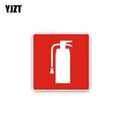 YJZT 15 см * 15 см Автомобильная наклейка индивидуальная Огнетушитель ПВХ наклейка 12-0411