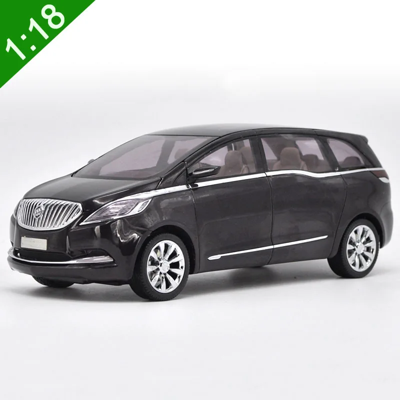 Новинка 1:18 GMC Buick GL8 MPV бизнес концепция литая Черная машина модель игрушки для