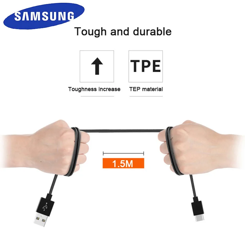 Кабель USB Type C для Samsung Galaxy S8 S9 Plus Note 8 Note8 C7 C9 pro1.5 M 2A|Зарядные устройства| |
