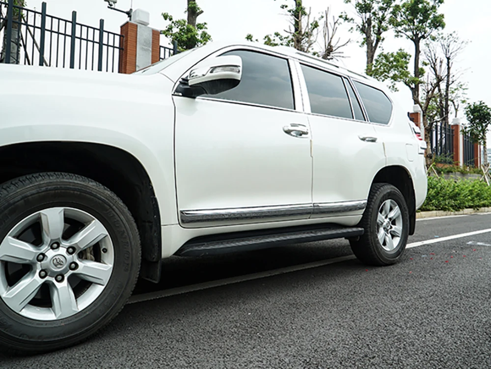 Крышка боковой линии двери для Toyota Land Cruiser Prado FJ150 / Lexus GX460 2010 2021 хромированная