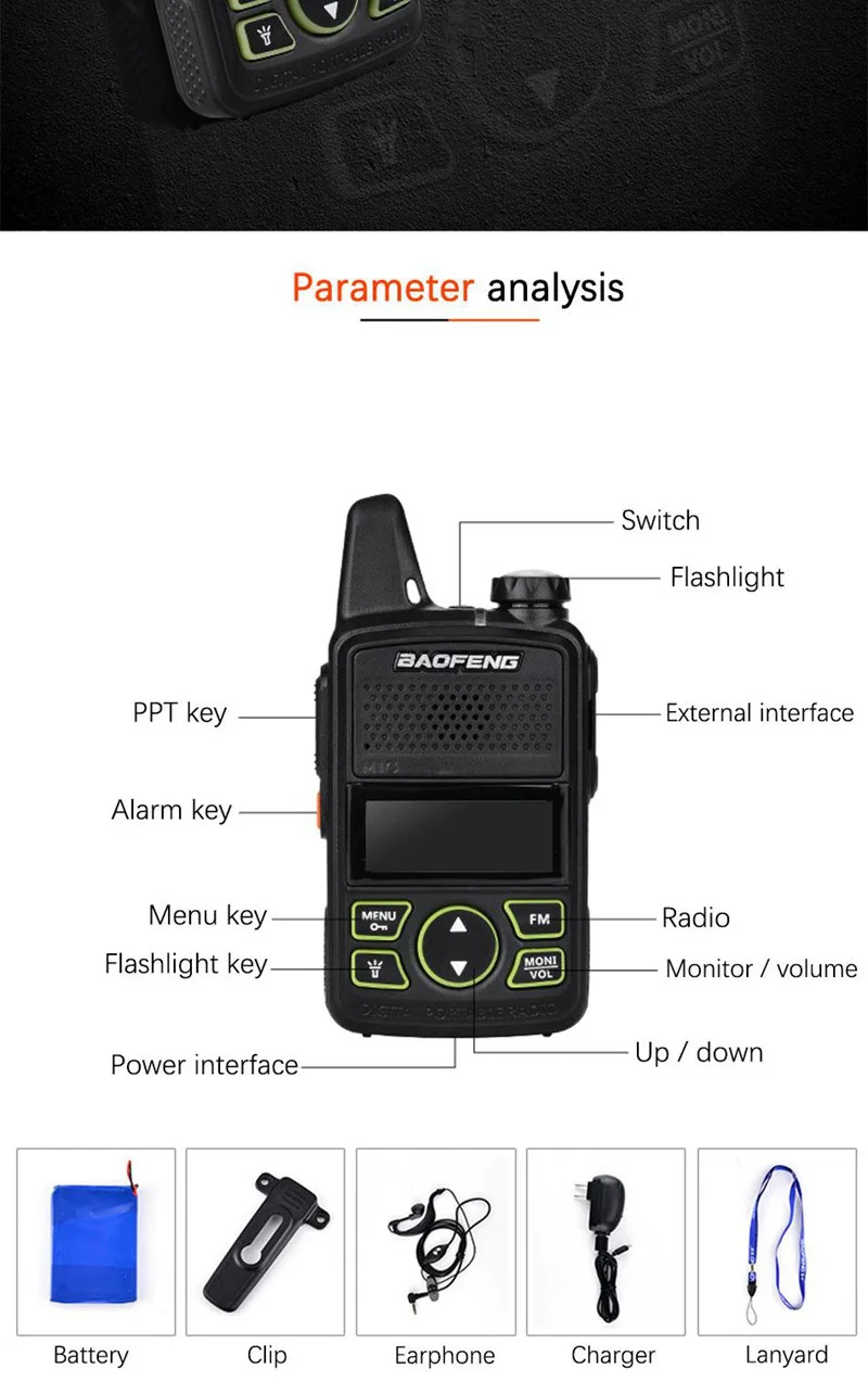 baofeng BF-T1 BF T1 BFT1 для cb комплект мини рация 2 шт автомобильная портативная рации ham радиостанция трансивер baufeng двухдиновая магнитола радиостанции boafeng радио станция радиолюбитель uhf телефон walki talki