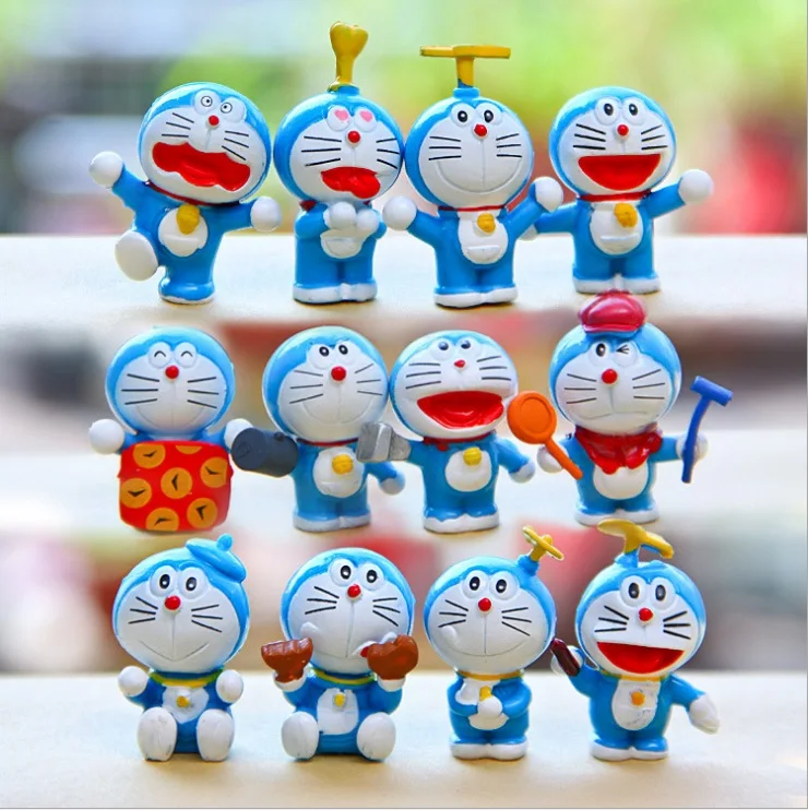 Doraemon Игрушка-фигурка различные изображения с будущими реквизитами Marching Queue Much Joy