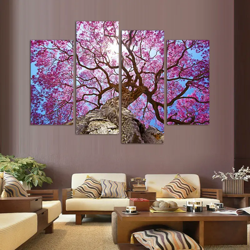 Картины куадроса Decoracion вишневые картины с цветущими цветами настенная живопись