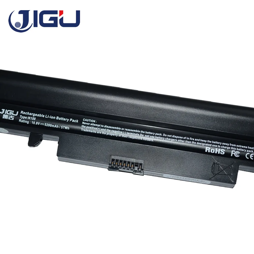 JIGU 6 ячеек Аккумулятор для ноутбука Samsung N218 N143 N145 N148 N150 N230 AA-PB2VC6B AA-PB2VC6W AA-PL2VC6B AA-PL2VC6W |