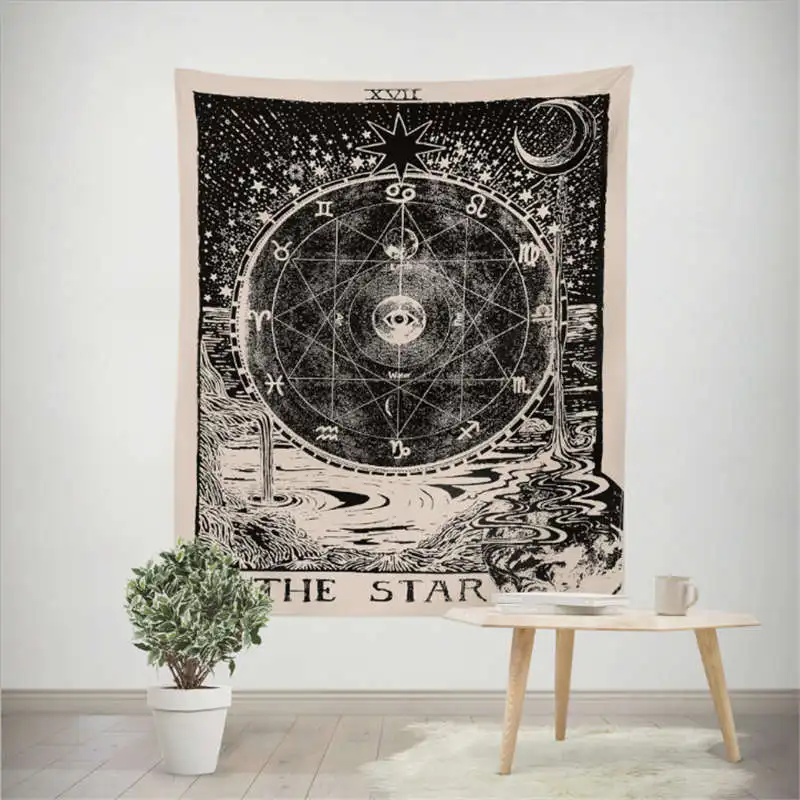 

Indian Mandala Tapestry Wall Hanging Sandy Beach Throw Rug Blanket Camping Tent Travel Mattress Bohemian Sleeping Pad Tapestry