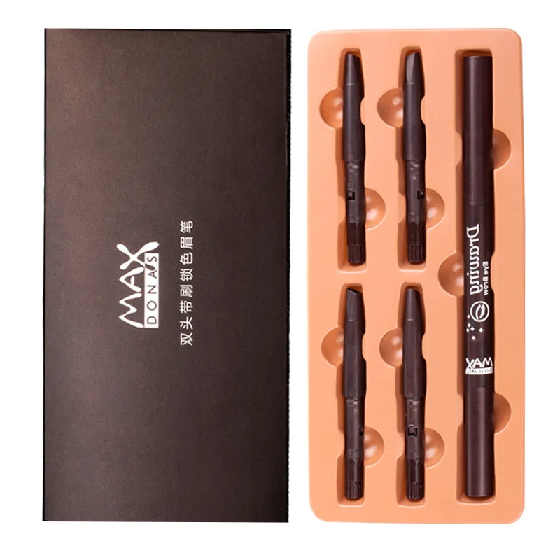 Maxdonas 5 шт./компл. карандаш для бровей Профессиональный eyesmakeup косметический