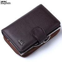 2021 women wallets genuine leather wallet high quality zipper and hasp coin purse cow leather female purses pocket card holder