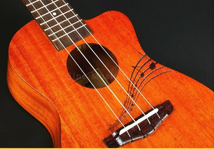 23 дюйм(ов) 4 струны мини Гитары концерт палисандр Малый ukulele18 fret Гавайский дети