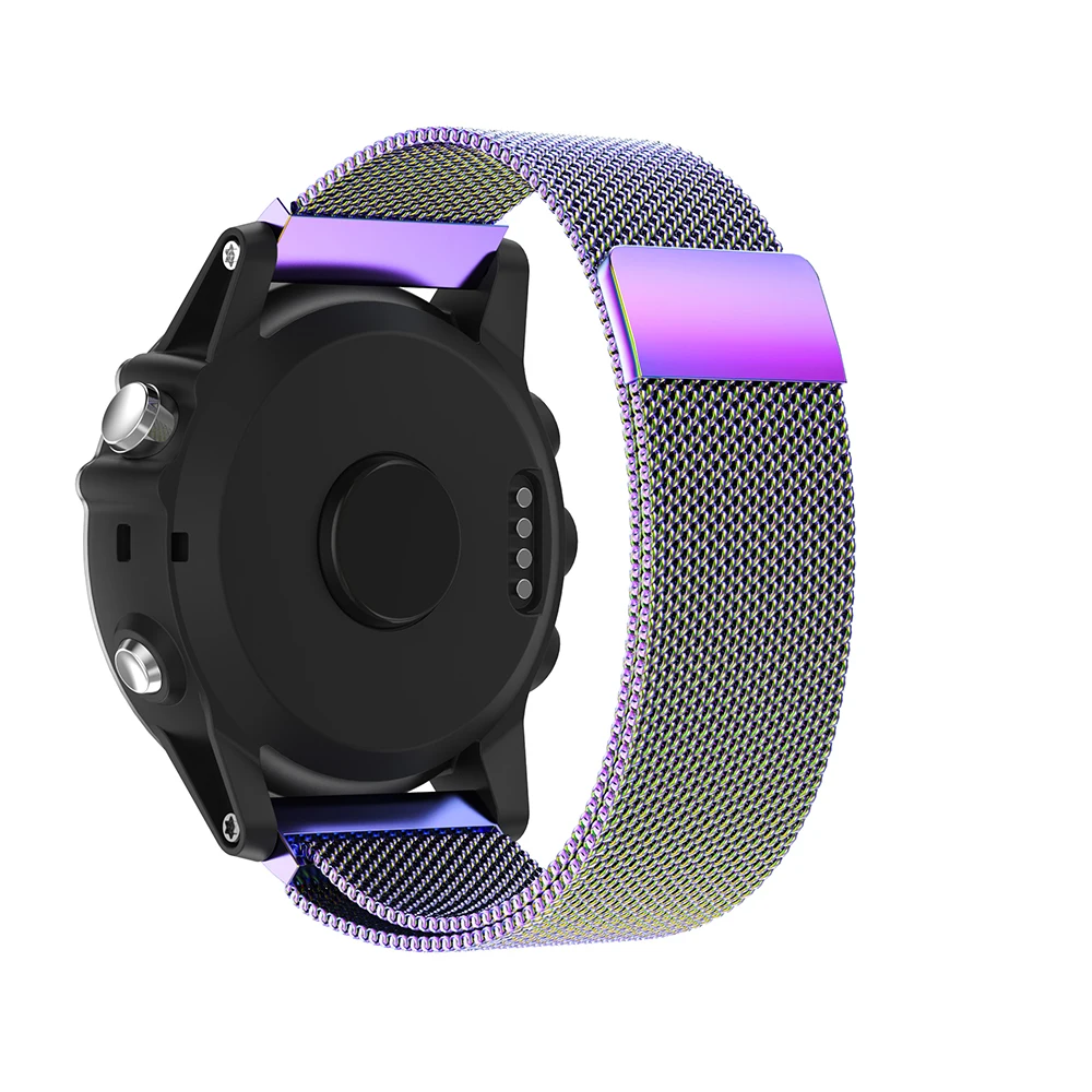 Ремешок для часов Garmin Fenix 3/3 HR/5X26 мм, gps, легко подходит, Миланский, быстросъемный, магнитный ремешок для часов, наручный ремень, браслет