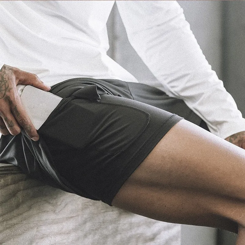 Мужские шорты Moomphya со скрытыми дневными карманами удобные боди для тренажерного