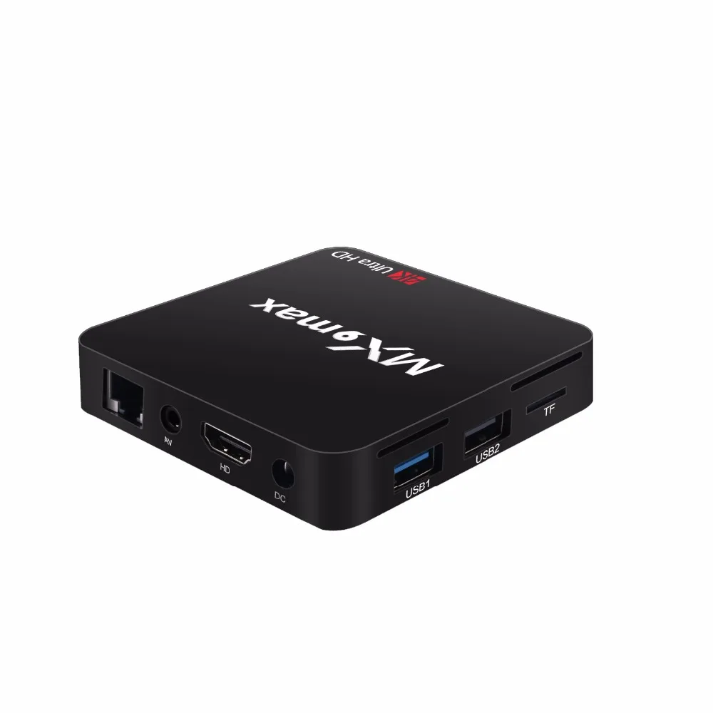 MX9 Max Android 8 1 Smart ТВ коробка RK3328 2G Оперативная память 16G Встроенная 2 4G WI FI 4 K Media player VP9