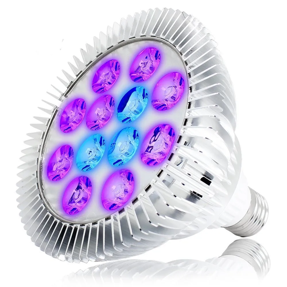 1 оптовая продажа светодиодный светильник для растений 36 Вт E27 гидропонных цветов