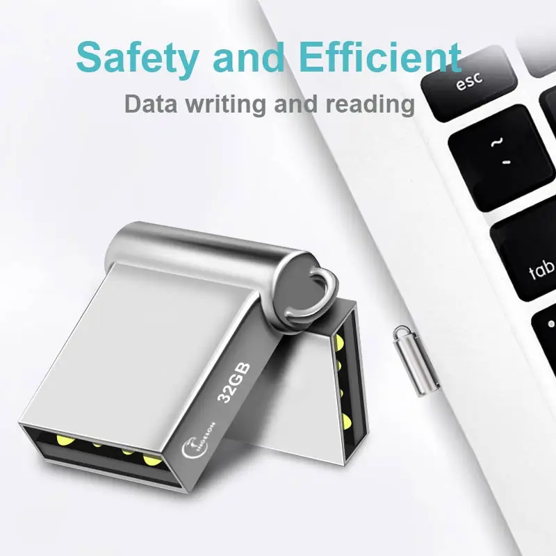 Ingelon супер мини металлический usb флэш накопитель 64 ГБ 32 16 8 портативный DIY карта