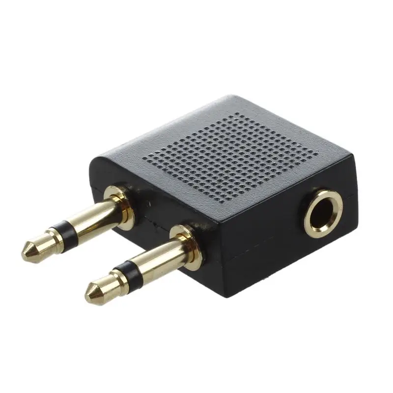IG Dual 3 5 мм моно аудио штекер гнездо адаптер для самолета|Кабели HDMI| |