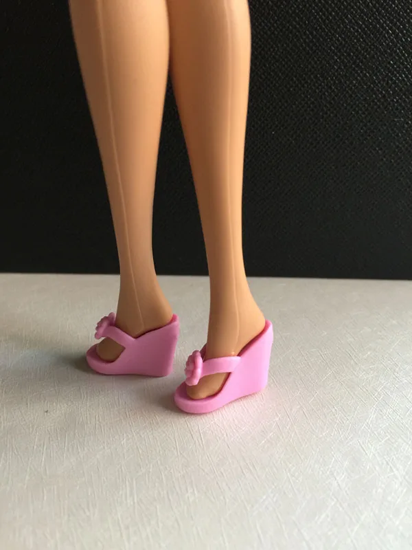 Розовая обувь на высоком каблуке для кукол Барби BBI372|doll high heels|shoes for dollshigh heel doll shoes