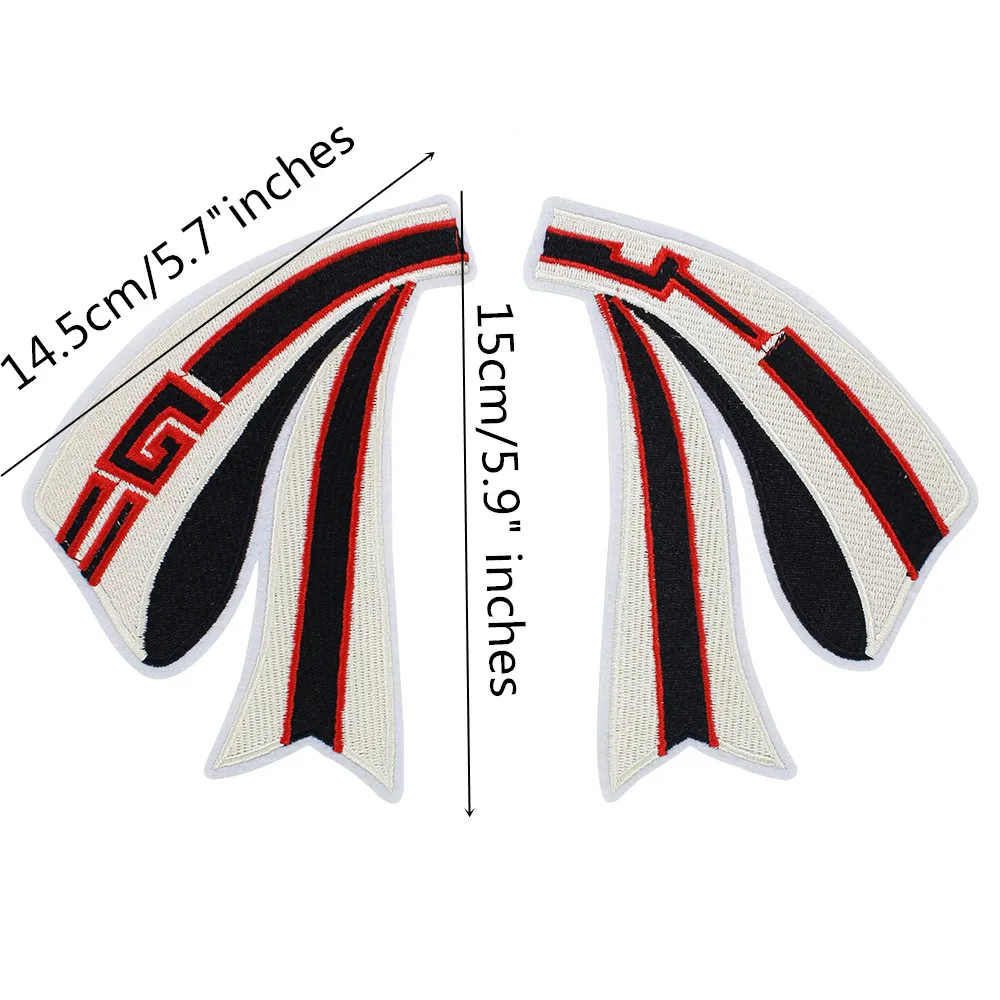 10 пар аппликация для галстука-бабочки с вышивкой | Дом и сад