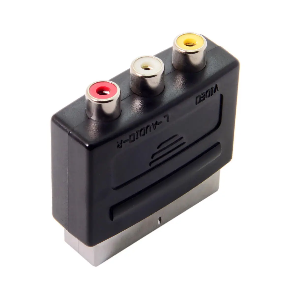 CY RGB Scart до 3 RCA s видео адаптер Композитный SVHS AV ТВ аудио для DVD рекордер телевидение