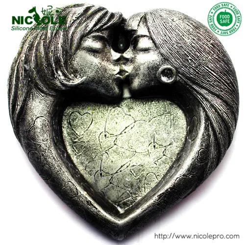 Силиконовая форма для мыла ручной работы в форме сердца|mold for|soap moldsilicone heart |